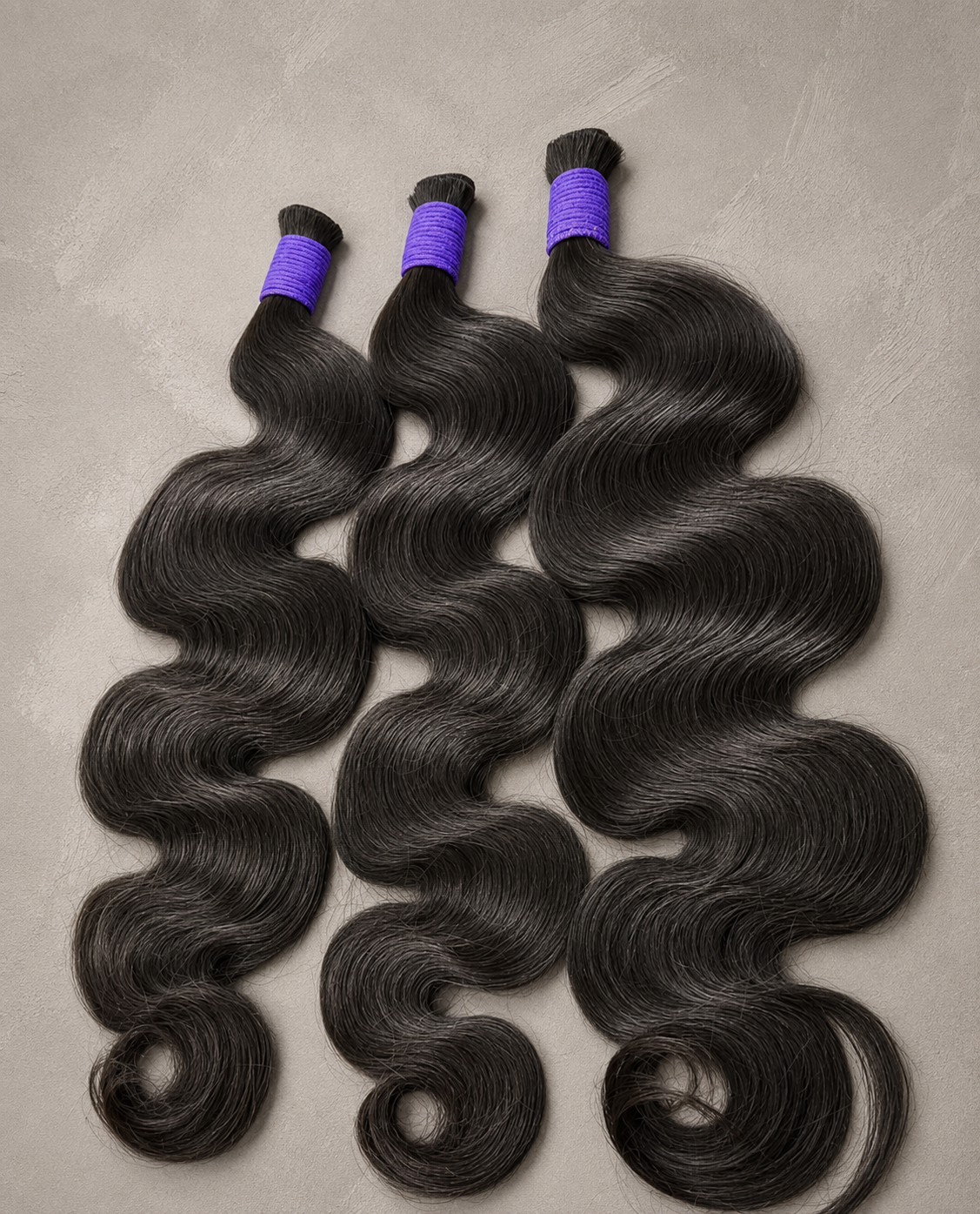 3 Bundle Set Bulk Human Hair