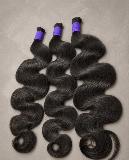 3 Bundle Set Bulk Human Hair