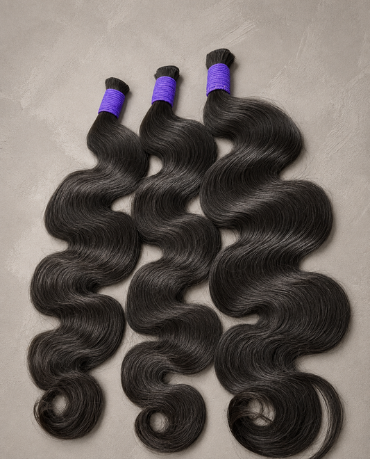 3 Bundle Set Bulk Human Hair
