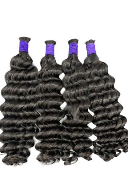 2 bundle set  Bulk Human Hair