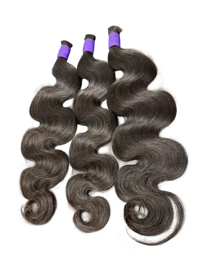 2 bundle set  Bulk Human Hair