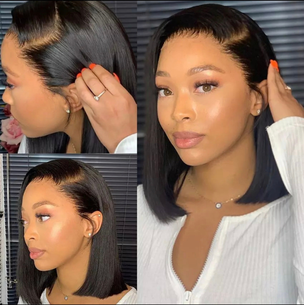 Straight Bob lace frontal wig