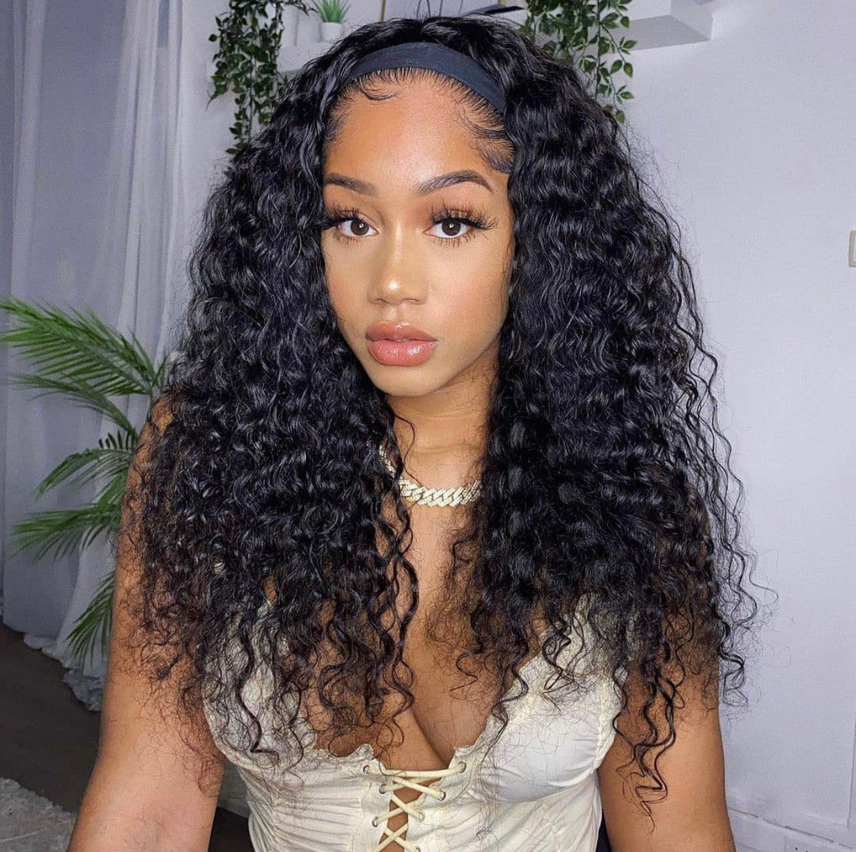 Deepwave Head Band Wig