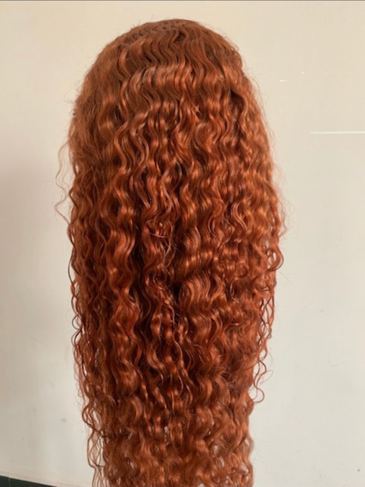“Ginger  “ water wave 13x4 lace frontal wig