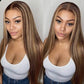 Nala wig highlights “ lace frontal wig 150% density