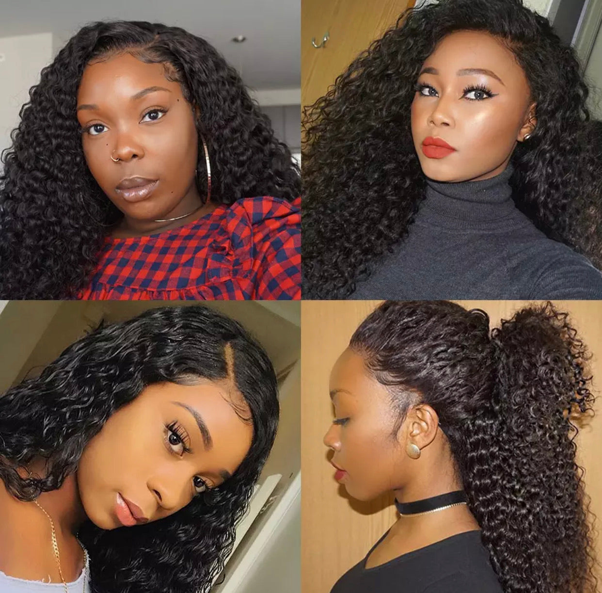 Curly 4x4 Lace Closure Wig